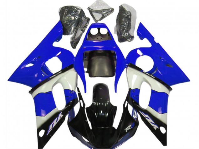 1998-2002 Blue White and Black Yamaha R6 Motorcycle Fairings Canada