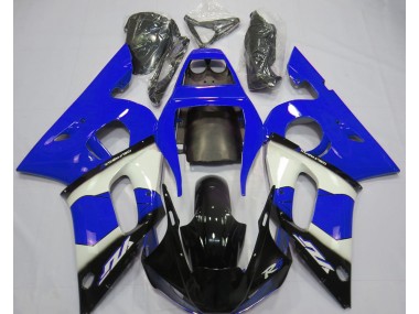 1998-2002 Blue White and Black Yamaha R6 Motorcycle Fairings Canada