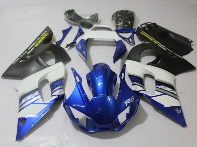 1998-2002 Blue and Matte Yamaha R6 Motorcycle Fairings Canada