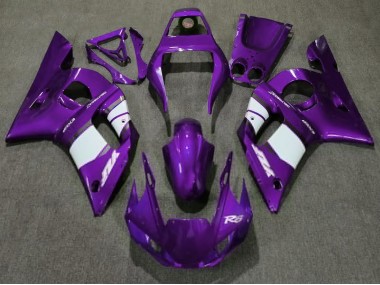 1998-2002 Deep Purple & White Yamaha R6 Motorcycle Fairings Canada