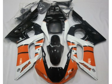 1998-2002 Gloss Orange and Black Yamaha R6 Motorcycle Fairings Canada