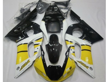 1998-2002 Gloss Yellow and Black Yamaha R6 Motorcycle Fairings Canada