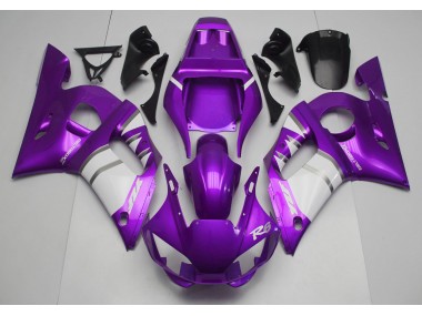 1998-2002 Purple & White Yamaha R6 Motorcycle Fairings Canada