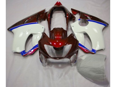 1999-2000 Deep Red and Blue Honda CBR600 F4 Motorcycle Fairings Canada