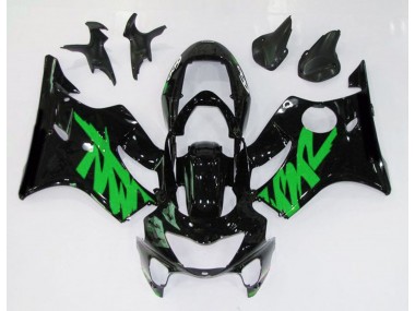 1999-2000 Gloss Black & Green Honda CBR600 F4 Motorcycle Fairings Canada