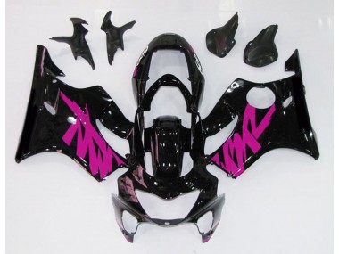 1999-2000 Gloss Black & Pink Honda CBR600 F4 Motorcycle Fairings Canada