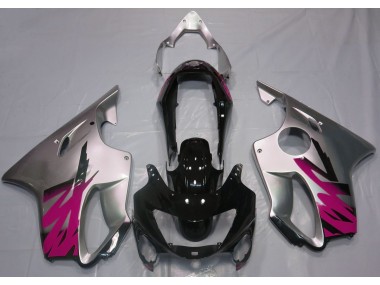 1999-2000 Gloss Silver & Pink Honda CBR600 F4 Motorcycle Fairings Canada