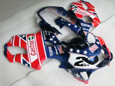 1999-2000 Red Castrol Honda CBR600 F4 Motorcycle Fairings Canada