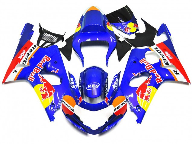 2000-2002 Custom Red Bull Style OEM style Kit Suzuki GSXR 1000 Motorcycle Fairings Canada