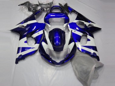 2000-2002 Gloss Blue & White Suzuki GSXR 1000 Motorcycle Fairings Canada