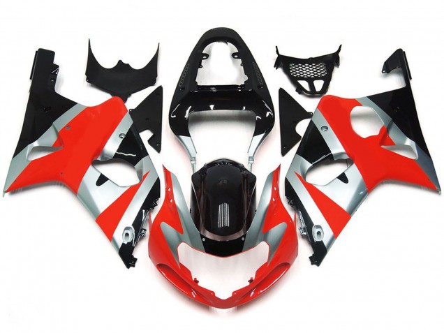 2000-2002 Gloss Red OEM style Kit Suzuki GSXR 1000 Motorcycle Fairings Canada