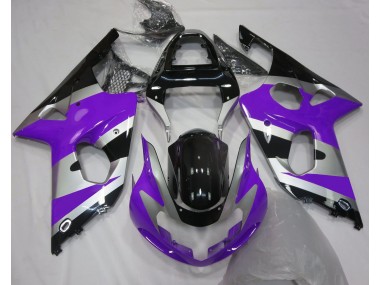 2000-2002 Purple Silver OEM Style Suzuki GSXR 1000 Motorcycle Fairings Canada