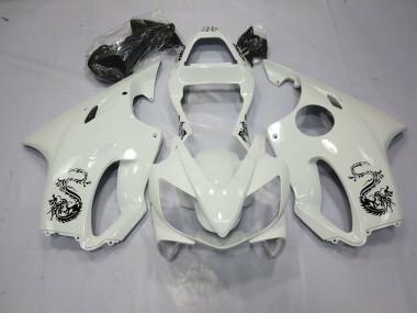 2001-2003 Dragon White Honda CBR600 F4i Motorcycle Fairings Canada