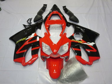 2001-2003 Gloss Black and Red Honda CBR600 F4i Motorcycle Fairings Canada