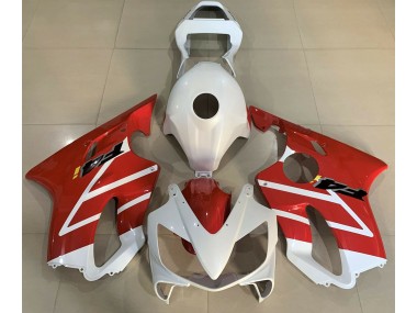 2001-2003 Gloss White and Red Honda CBR600 F4i Motorcycle Fairings Canada