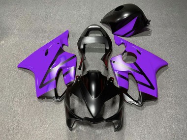 2001-2003 Matte Black and Purple Honda CBR600 F4i Motorcycle Fairings Canada