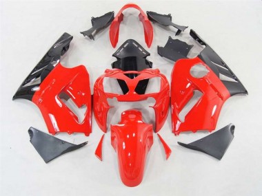 2002-2005 Gloss Red Kawasaki ZX12R Motorcycle Fairings Canada