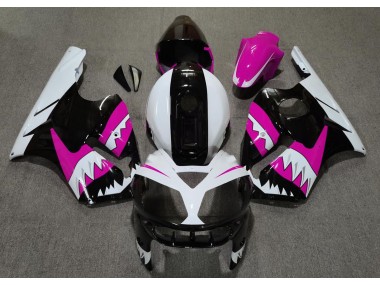 2002-2005 Pink Shark Kawasaki ZX12R Motorcycle Fairings Canada