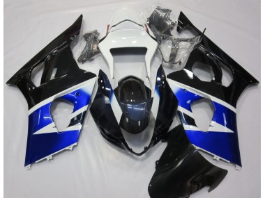 2003-2004 Black Blue and White Suzuki GSXR 1000 Motorcycle Fairings Canada