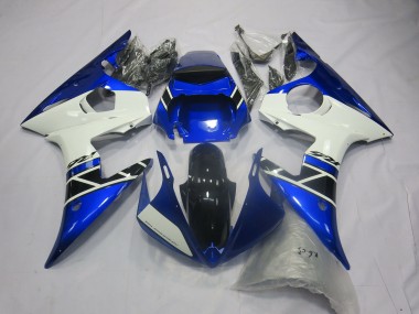 2003-2005 Blue White OEM Style Yamaha R6 Motorcycle Fairings Canada