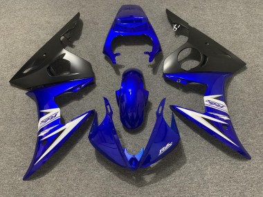 2003-2005 Blue White and Matte Yamaha R6 Motorcycle Fairings Canada