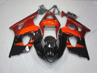 2003-2004 Burnt orange and Black Suzuki GSXR 1000 Motorcycle Fairings Canada