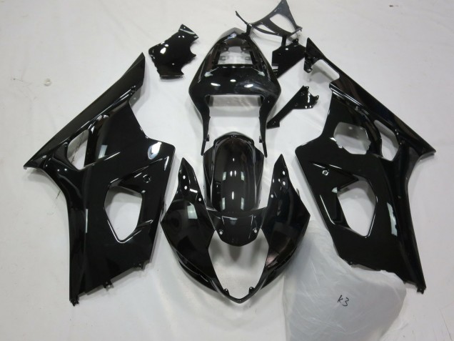 2003-2004 Gloss Black Suzuki GSXR 1000 Motorcycle Fairings Canada