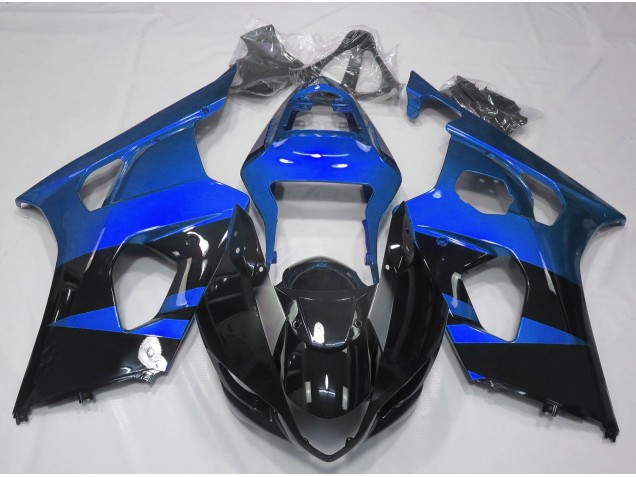 2003-2004 Gloss Blue & Black Suzuki GSXR 1000 Motorcycle Fairings Canada