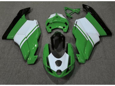 2003-2004 Gloss Green & White Ducati 749 999 Motorcycle Fairings Canada