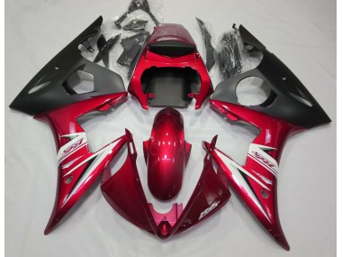 2003-2005 Gloss Red & White Yamaha R6 Motorcycle Fairings Canada