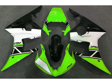 2003-2005 Green White and Black Yamaha R6 Motorcycle Fairings Canada