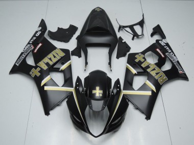 2003-2004 Matte Black Rizla + Suzuki GSXR 1000 Motorcycle Fairings Canada