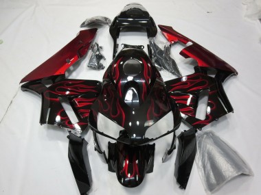 2003-2004 Red Flame Honda CBR600RR Motorcycle Fairings Canada