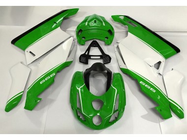 2003-2004 White Green and Black Ducati 749 999 Motorcycle Fairings Canada