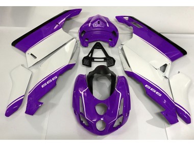 2003-2004 White Purple and Black Ducati 749 999 Motorcycle Fairings Canada