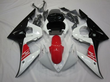 2003-2005 Black White and Red Yamaha R6 Motorcycle Fairings Canada