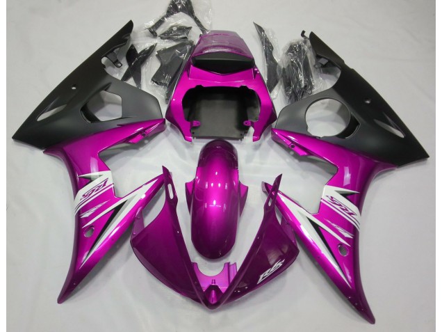 2003-2005 Gloss Pink & White Yamaha R6 Motorcycle Fairings Canada