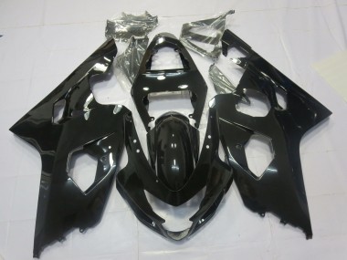 2004-2005 Gloss Black Suzuki GSXR 600-750 Motorcycle Fairings Canada