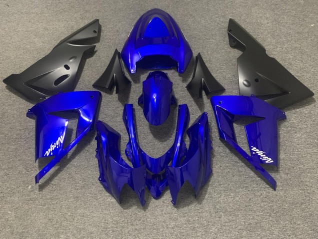 2004-2005 Gloss Blue and Black Kawasaki ZX10R Motorcycle Fairings Canada