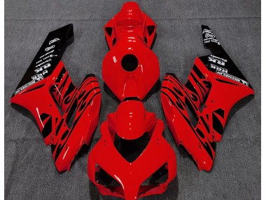 2004-2005 Gloss Red Flame Honda CBR1000RR Motorcycle Fairings Canada