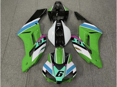 2004-2005 Green 6 Honda CBR1000RR Motorcycle Fairings Canada