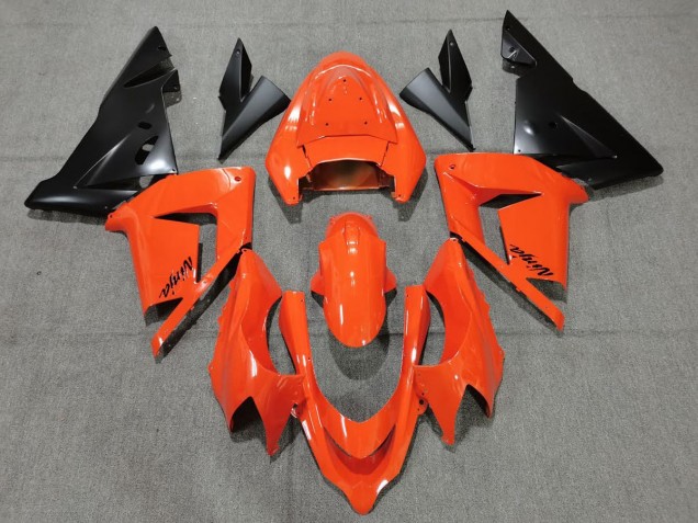 2004-2005 Orange Black Kawasaki ZX10R Motorcycle Fairings Canada