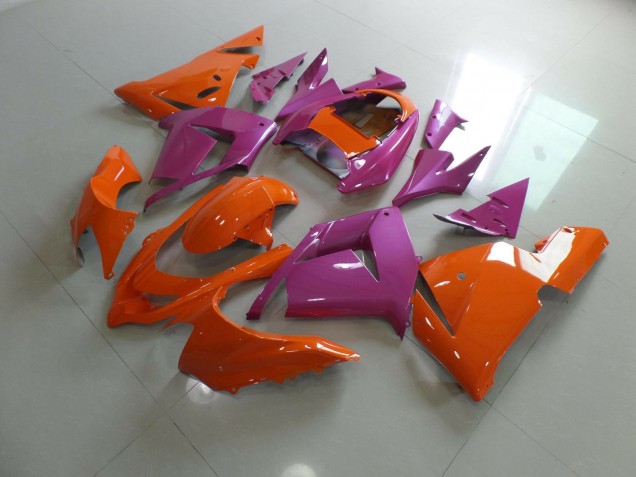 2004-2005 Orange Pink Kawasaki ZX10R Motorcycle Fairings Canada