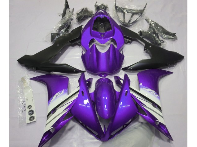 2004-2006 Bright Purple & White Yamaha R1 Motorcycle Fairings Canada