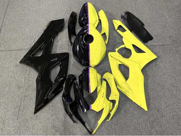 2005-2006 Black and Yellow Suzuki GSXR 1000 Motorcycle Fairings Canada