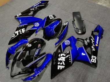 2005-2006 Gloss Blue and Black Custom Suzuki GSXR 1000 Motorcycle Fairings Canada