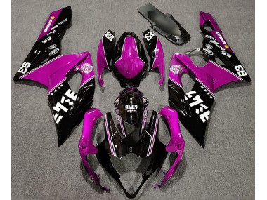 2005-2006 Gloss Pink and Black Custom Suzuki GSXR 1000 Motorcycle Fairings Canada