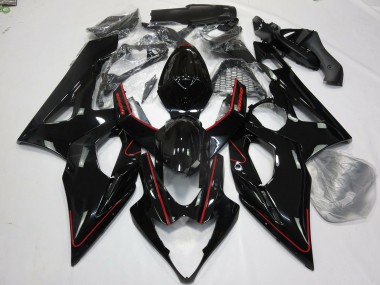 2005-2006 Gloss Red and Black Suzuki GSXR 1000 Motorcycle Fairings Canada