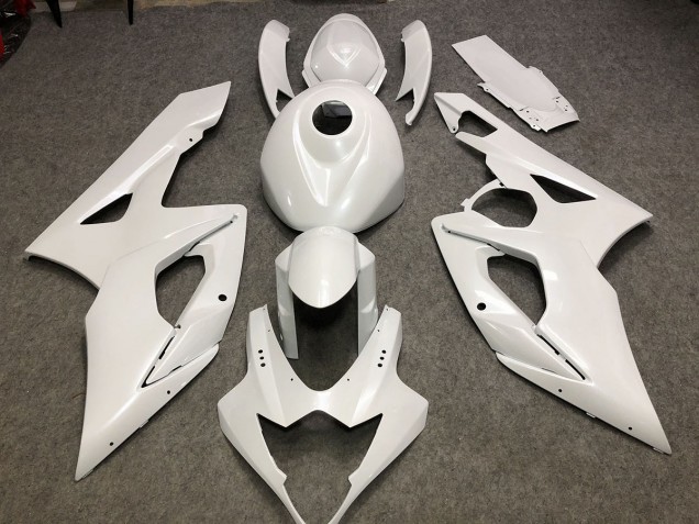 2005-2006 Gloss White Plain Suzuki GSXR 1000 Motorcycle Fairings Canada