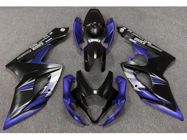 2005-2006 Matte Black and Blue Suzuki GSXR 1000 Motorcycle Fairings Canada